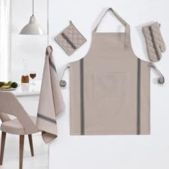 Sensei Maison Tabliers Et Torchons Lot De 3 Torchons Coton Ficelle 50x70 Cm -Tabliers et torchons Soldes lot de 3 torchons coton ficelle 50x70 cm 2