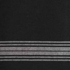 Sensei Maison Tabliers Et Torchons Lot De 3 Torchons Coton Noir 50x70 Cm -Tabliers et torchons Soldes lot de 3 torchons coton noir 50x70 cm 2