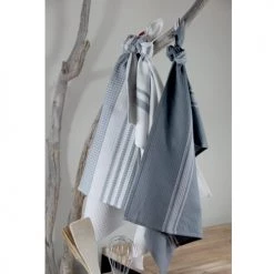 Home Maison Tabliers Et Torchons Lot De 3 Torchons De Cuisine Coton Anthracite 70 X 50 -Tabliers et torchons Soldes lot de 3 torchons de cuisine coton anthracite 70 x 50 2