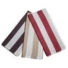 Sensei Maison Tabliers Et Torchons Lot De 3 Torchons En Coton Assortis Cardinal/ficelle 45x70 Cm
