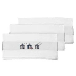 Sensei Maison Tabliers Et Torchons Lot De 3 Torchons Gaufrés Cobalt 50x70 Cm -Tabliers et torchons Soldes lot de 3 torchons gaufres blanc 50x70 cm 4