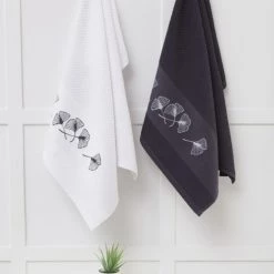 Sensei Maison Tabliers Et Torchons Lot De 3 Torchons Gaufrés Blanc 50x70 Cm -Tabliers et torchons Soldes lot de 3 torchons gaufres blanc 50x70 cm 8