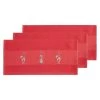 Sensei Maison Tabliers Et Torchons Lot De 3 Torchons Gaufrés Rubis 50x70 Cm