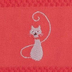 Sensei Maison Tabliers Et Torchons Lot De 3 Torchons Gaufrés Rubis 50x70 Cm -Tabliers et torchons Soldes lot de 3 torchons gaufres rubis 50x70 cm 2