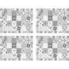 99Déco Lot De 4 Sets De Table 30x40cm