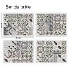 99Déco Lot De 4 Sets De Table 30x40cm