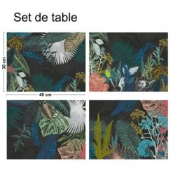 99Déco Lot De 4 Sets De Table 30x40cm 7 99Déco Lot De 4 Sets De Table 30x40cm -Tabliers et torchons Soldes lot de 4 sets de table 30x40cm 20