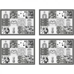 99Déco Lot De 4 Sets De Table 30x40cm