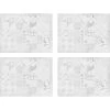 99Déco Lot De 4 Sets De Table 30x40cm