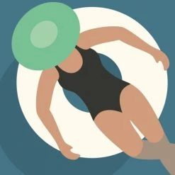 99Déco Lot De 4 Sets De Table Assortis 30x40cm été Piscine -Tabliers et torchons Soldes lot de 4 sets de table assortis 30x40cm ete piscine 2