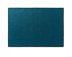 Becquet Lot De 4 Sets De Table Bleu En Lin 35x48