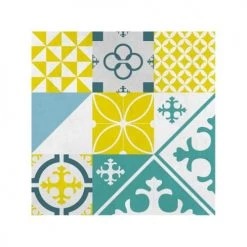 99Déco Lot De 4 Sets De Table Carreaux De Ciment Sunny 30x40cm