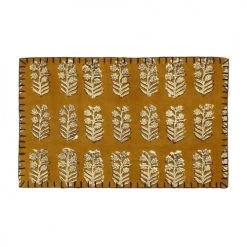 Now’s Home Lot De 4 Sets De Table En Coton Jaune Avec Franges