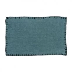 Pirouette Paris Lot De 4 Sets De Table En Lin Bleu 45x30