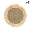 Now’s Home Lot De 4 Sets De Table En Raffia