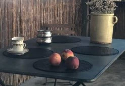 Casatera Lot De 4 Sets De Table Ronds Pandan - D 35 X -Tabliers et torchons Soldes lot de 4 sets de table ronds pandan d 35 x 3