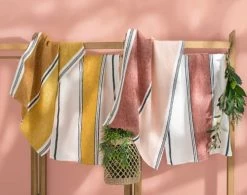 Becquet Tabliers Et Torchons Lot De 4 Torchons 50x70 Jaune En Lin -Tabliers et torchons Soldes lot de 4 torchons 50x70 jaune en lin 2