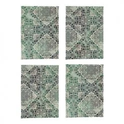 Guy Laroche Tabliers Et Torchons Lot De 4 Torchons Bleu 50x70 Cm