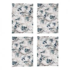 Guy Laroche Tabliers Et Torchons Lot De 4 Torchons Bleu 50x70 Cm