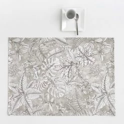 Naf Naf Tabliers Et Torchons Lot De 4 Torchons Gris 50x70 Cm -Tabliers et torchons Soldes lot de 4 torchons gris 50x70 cm 2