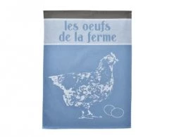 Becquet Tabliers Et Torchons Lot De 6 Torchons Bleu En Coton 50x70 -Tabliers et torchons Soldes lot de 6 torchons bleu en coton 50x70 3