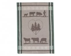 Becquet Tabliers Et Torchons Lot De 6 Torchons Gris En Coton 50x70 -Tabliers et torchons Soldes lot de 6 torchons gris en coton 50x70 3