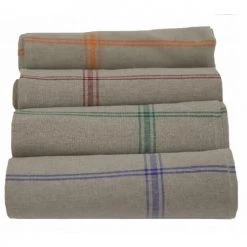 Linandelle Tabliers Et Torchons NORMANDIE : Lot De 6 Torchons De Cuisine Pur Lin Vert 50x75 -Tabliers et torchons Soldes normandie lot de 6 torchons de cuisine pur lin vert 50x75 3