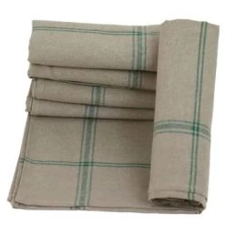 Linandelle Tabliers Et Torchons NORMANDIE : Lot De 6 Torchons De Cuisine Pur Lin Vert 50x75 -Tabliers et torchons Soldes normandie lot de 6 torchons de cuisine pur lin vert 50x75 4