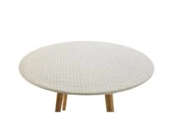 Becquet Protèges Table Protège-table Ovale Blanc 145x225