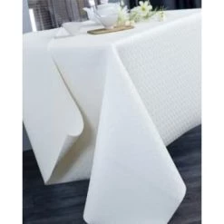 Nydel Protèges Table Protège Table PVC Blanc 135x220 Cm -Tabliers et torchons Soldes protege table pvc blanc 135x220 cm 2