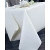 Nydel Protèges Table Protège Table PVC Blanc Ovale 135x190 Cm