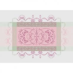 Garnier Thiebaut Sets De Table Set Antitache Déperlant Rose 54X39