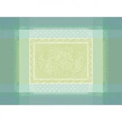 Garnier Thiebaut Sets De Table Set Antitache Déperlant Vert 54X39