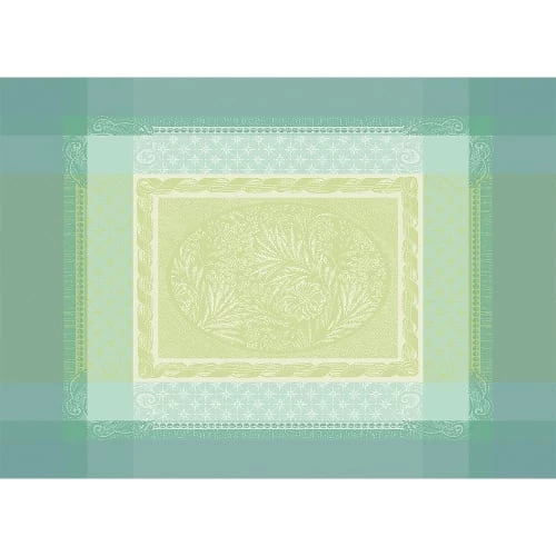 Garnier Thiebaut Sets De Table Set Antitache Déperlant Vert 54X39 1 Garnier Thiebaut Sets De Table Set Antitache Déperlant Vert 54X39