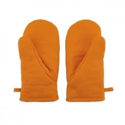 Remember Tabliers Et Torchons Set De 2 Gants De Cuisine Coton Orange -Tabliers et torchons Soldes set de 2 gants de cuisine coton orange 4