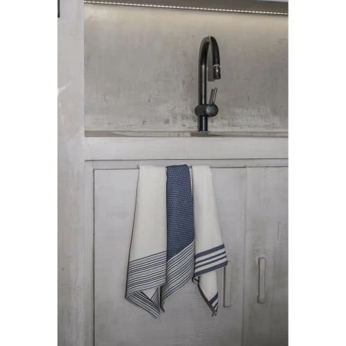 Febronie Tabliers Et Torchons Set De 3 Torchons En Coton 60x40 Bleu Jean Et écru 5 Febronie Tabliers Et Torchons Set De 3 Torchons En Coton 60x40 Bleu Jean Et écru – Image 5