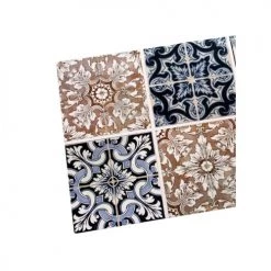 Wadiga Set De 6 Sets De Table Vinyle Carreaux De Ciment - 45x30cm -Tabliers et torchons Soldes set de 6 sets de table vinyle carreaux de ciment 45x30cm 3