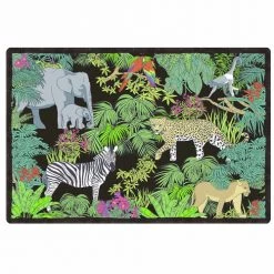 Les Jardins De La Comtesse Sets De Table Set De Table (45 X 30 Cm) Avec Un Imprimé Jungle - Lot De 6
