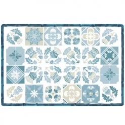 Les Jardins De La Comtesse Sets De Table Set De Table (45 X 30 Cm) Bleu Et Blanc - Lot De 6