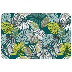 Home Maison Sets De Table Set De Table à L'esprit Jungle Polypropylène Bleu Paon 44 X 28.5