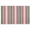 Maisons Du Monde Sets De Table Set De Table à Rayures Vertes, Rouges Et écru