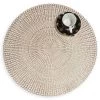 Maisons Du Monde Accessoires De Décoration De Table De Noël Set De Table Ajouré Doré D 41 Cm - Lot De 2