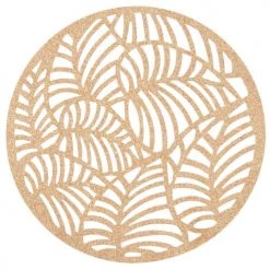 Maisons Du Monde Sets De Table Set De Table Ajouré Motifs Feuilles Dorées - Lot De 2