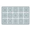 STC Sets De Table Set De Table Carreaux De Ciment Blanc Et Bleu 43x28cm