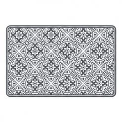 STC Sets De Table Set De Table Carreaux De Ciment Blanc Et Gris 43x28cm
