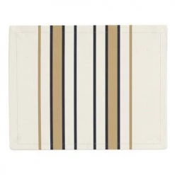 Maison Jean-Vier Sets De Table Set De Table Coton Marron 41x52 Cm