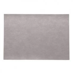 ASA Selection Sets De Table Set De Table Cuir Vegan Gris Nuage 46x33
