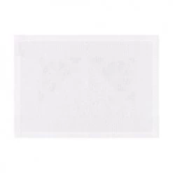 Le Jacquard Français Sets De Table Set De Table En Coton Blanc 54 X 38