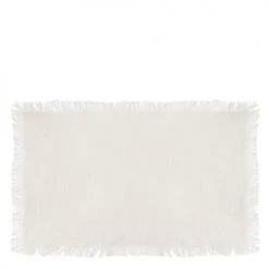 Mica Decorations Sets De Table Set De Table En Coton Blanc Cassé - Lot De 4