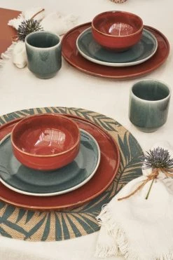 Mica Decorations Sets De Table Set De Table En Coton Blanc Cassé - Lot De 4 -Tabliers et torchons Soldes set de table en coton blanc casse lot de 4 4